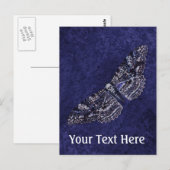 Falln Deathshead Moth Postkarte (Vorne/Hinten)