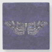Falln Deathshead Moth Steinuntersetzer (Vorderseite)