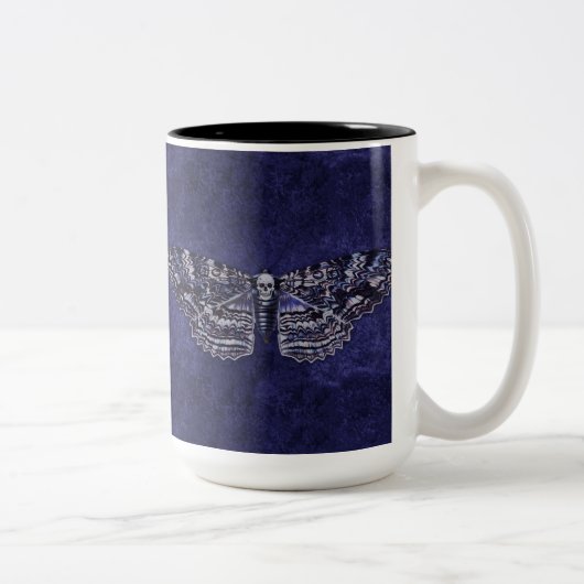 Falln Deathshead Moth Zweifarbige Tasse (Rechts)