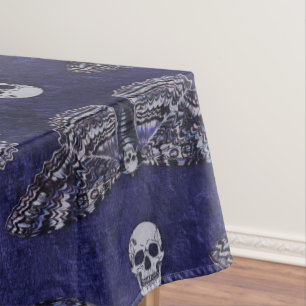 Falln Deathshead Motte und Schädel Tischdecke