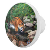 Falln Drink Tiger Keramikknauf (Rechts)