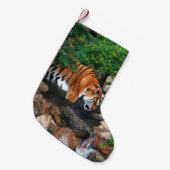 Falln Drink Tiger Kleiner Weihnachtsstrumpf (Vorderansicht (hängend))