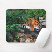 Falln Drink Tiger Mousepad (Mit Mouse)