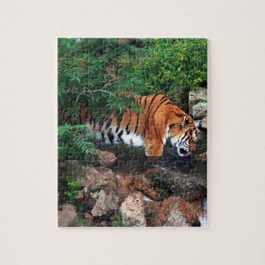 Falln Drink Tiger Puzzle (Vertikal)