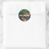 Falln Drink Tiger Runder Aufkleber (Tasche)