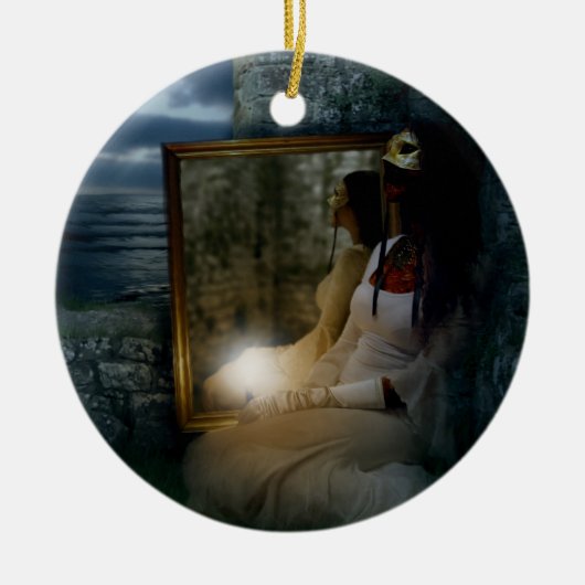 Falln ewiger Vanity Keramik Ornament (Vorne)
