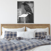 Falln fand eine Feder Leinwanddruck (Insitu (Schlafzimmer))
