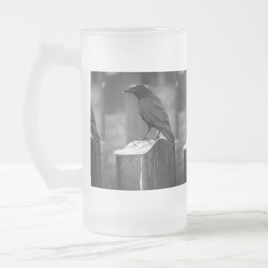 Falln fand eine Feder Mattglas Bierglas (Links)