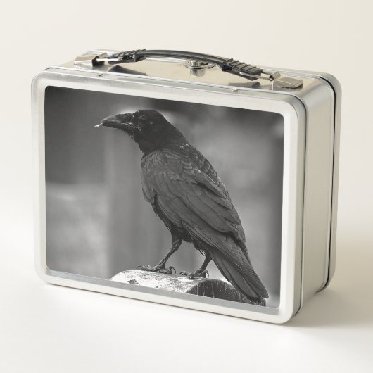 Falln fand eine Feder Metall Brotdose (Rückseite)