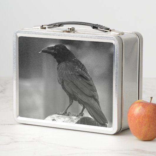 Falln fand eine Feder Metall Brotdose (Beispiel)