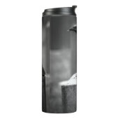 Falln fand eine Feder Thermosbecher (Nach links gedreht)