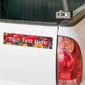 Falln Floral Crimson Waves Autoaufkleber (Auf Lkw)