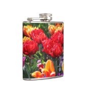 Falln Floral Crimson Waves Flachmann (Rechts)