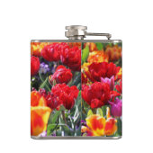 Falln Floral Crimson Waves Flachmann (Rückseite)