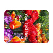 Falln Floral Crimson Waves Magnet (Horizontal)