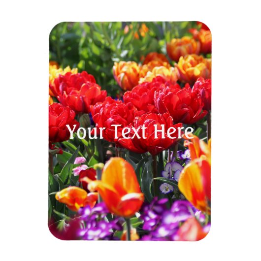 Falln Floral Crimson Waves Magnet (Vertikal)