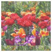 Falln Floral Crimson Waves Stoff (Nahaufnahme)