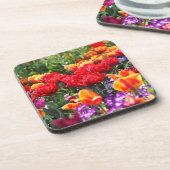 Falln Floral Crimson Waves Untersetzer (Linke Seite)