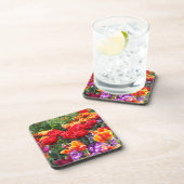 Falln Floral Crimson Waves Untersetzer (Rechte Seite)