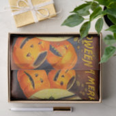 Falln fröhliche Halloween Katze Seidenpapier (Geschenk)