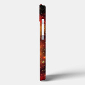 Falln Galaxy auf Feuer Case-Mate iPhone Hülle (Rückseite / Links)