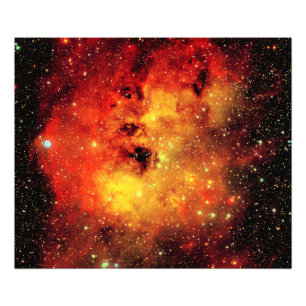 Falln Galaxy auf Feuer Fotodruck