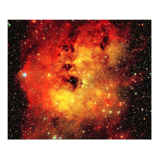 Falln Galaxy auf Feuer Fotodruck (Vorne)