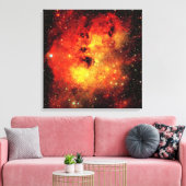 Falln Galaxy auf Feuer Leinwanddruck (Insitu (Wohnzimmer))
