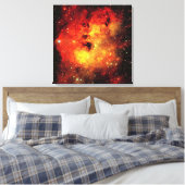 Falln Galaxy auf Feuer Leinwanddruck (Insitu (Schlafzimmer))