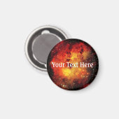 Falln Galaxy auf Feuer Magnet (Vorderseite/Rückseite)