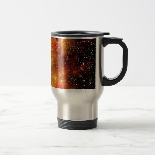 Falln Galaxy auf Feuer Reisebecher (Rechts)