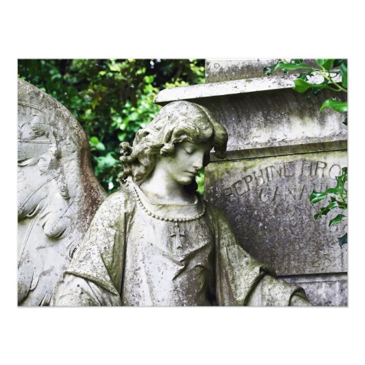 Falln Garden Angel Fotodruck (Vorne)