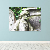 Falln Garden Angel Leinwanddruck (Insitu (Holzboden))