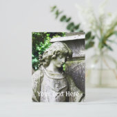 Falln Garden Angel Postkarte (Stehend Vorderseite)