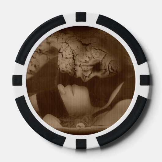 Falln geben der Versuchung Pokerchips (Vorderseite)