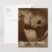 Falln geben der Versuchung Postkarte (Vorne/Hinten)