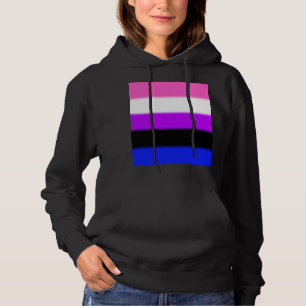 Falln Genderfluid Stolz-Flagge Hoodie