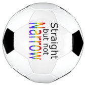 Falln gerade, aber nicht schmaler (schwarzer Text) Fußball (Gedreht)