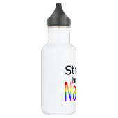 Falln gerade, aber nicht schmaler (schwarzer Text) Trinkflasche (Links)