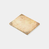 Falln gerahmte Ecken gealtertes Papier Post-it Klebezettel (angewinkelt)