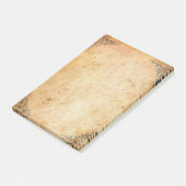 Falln gerahmte Ecken gealtertes Papier Post-it Klebezettel (angewinkelt)