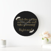 Falln Goblins bringen dich weg Große Wanduhr (Zuhause)