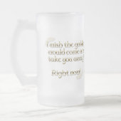 Falln Goblins bringen dich weg Mattglas Bierglas (Links)