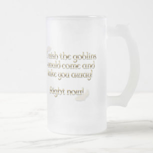 Falln Goblins bringen dich weg Mattglas Bierglas