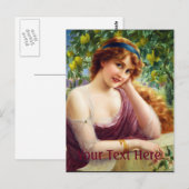 Falln Goddess of Summer Postkarte (Vorne/Hinten)