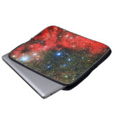 Falln Gold Dusted Galaxy Laptopschutzhülle (Vorne Knopf)