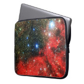 Falln Gold Dusted Galaxy Laptopschutzhülle (Vorderseite Links)