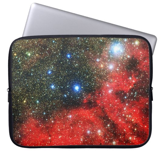 Falln Gold Dusted Galaxy Laptopschutzhülle (Vorderseite)