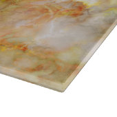 Falln Gold geplätscherter Marmor Schneidebrett (Ecke)