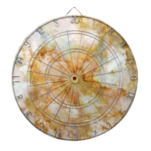 Falln-Gold-Rippled-Marmor Dartscheibe (vorne)